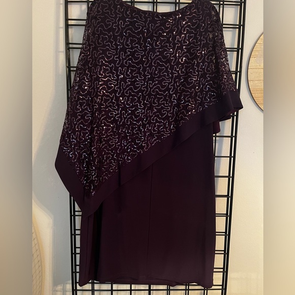 Cocktail dress Size 16W Color Eggplant - Picture 5 of 7